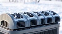 top snow hoods for heat pumps