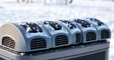 top snow hoods for heat pumps