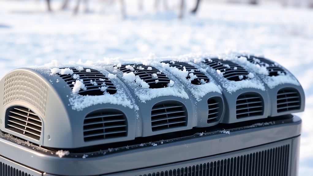 top snow hoods for heat pumps