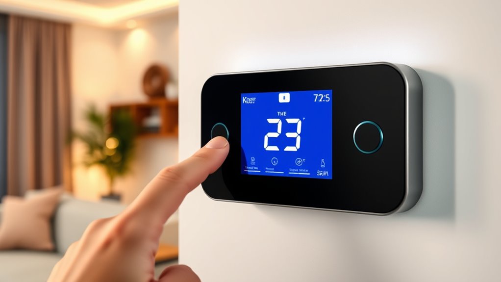 top touchscreen heat pump thermostats