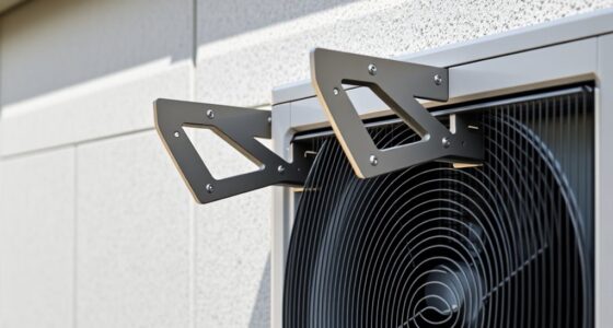 top wall mount heat pump brackets