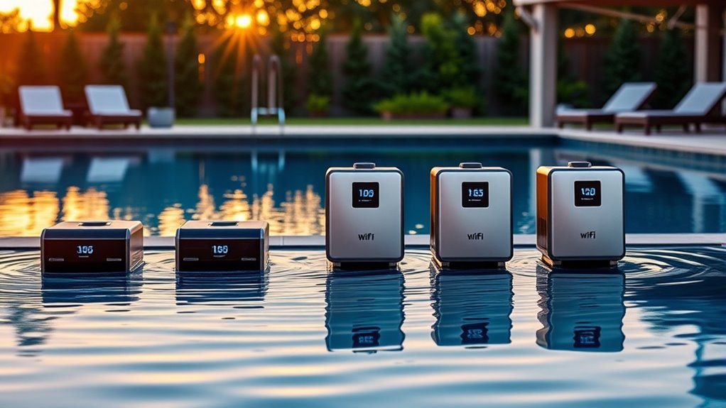 top wifi pool heat pumps