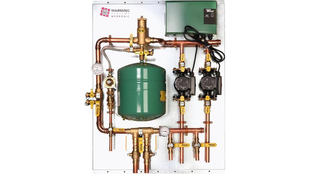 two zone hydronic control panel