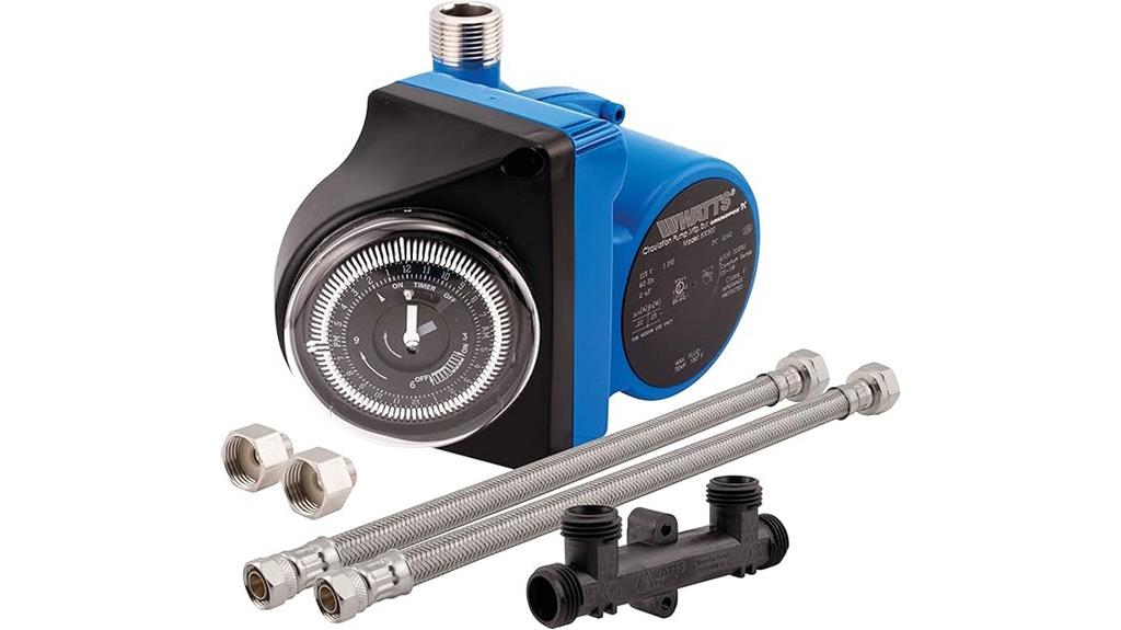 water recirculation timer system