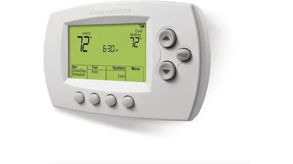 wi fi programmable thermostat white