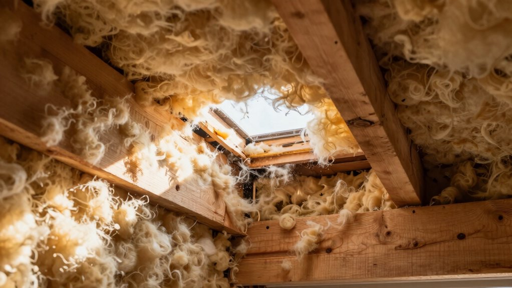 attic insulation thermal bypass