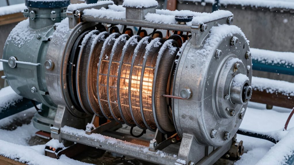 crankcase heater prevents refrigerant migration