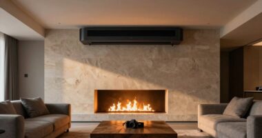effective heat pump fireplace