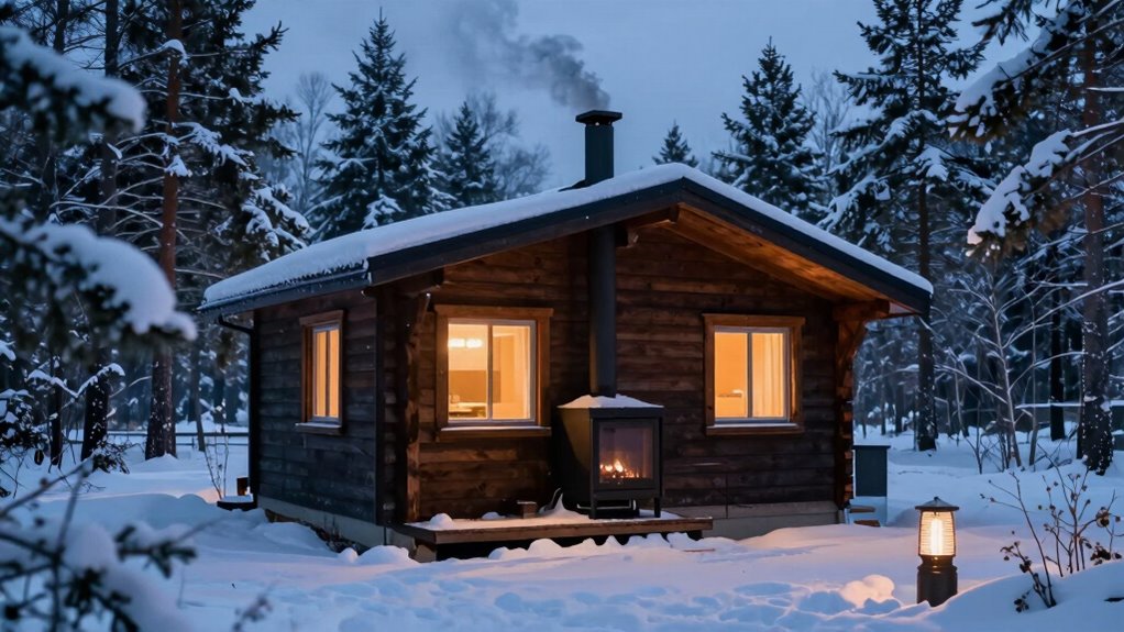 efficient detached structure heating