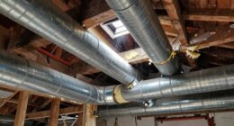 faulty duct retrofit installation