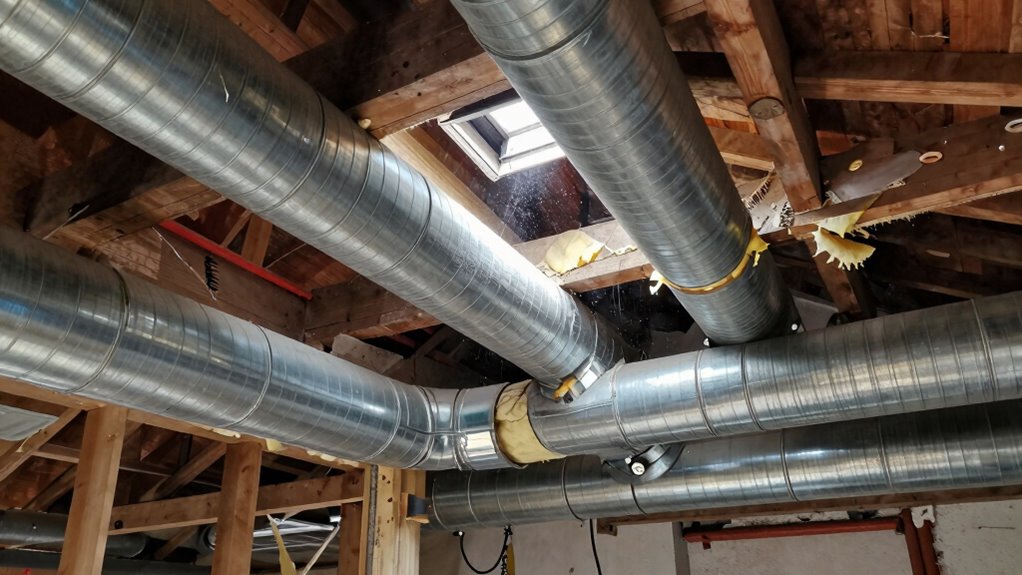 faulty duct retrofit installation