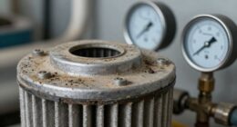 filter clogging reduces efficiency