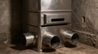 improved basement stove ventilation