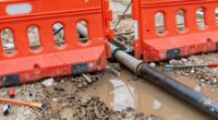 incorrect drainage setup delays