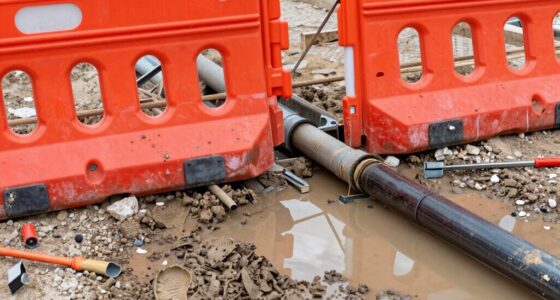 incorrect drainage setup delays