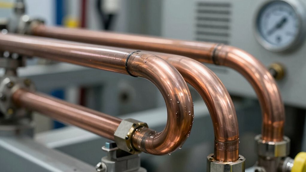 oil circulation in refrigerant lines