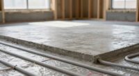 optimal timing for radiant floors