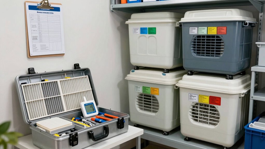 organized emergency equipment documentation