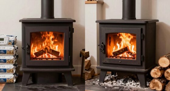 pellet vs wood maintenance