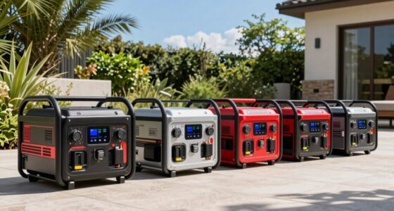 portable generators with co sensors