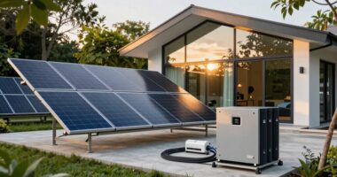solar backup home plan
