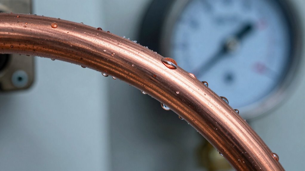 suction line temperature monitoring