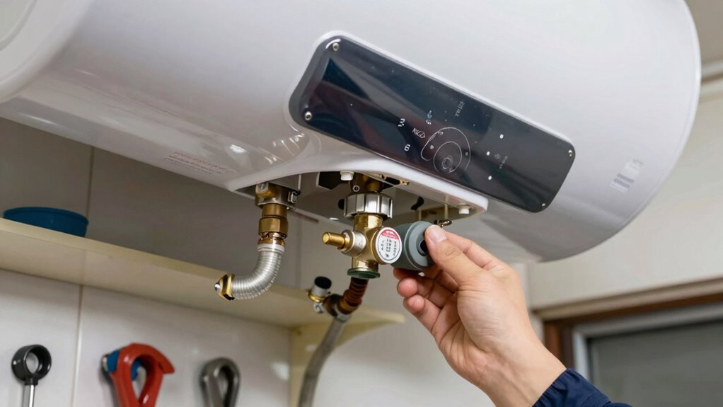 thermostat calibration and sediment removal