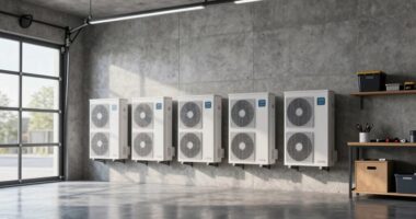 top garage mini split