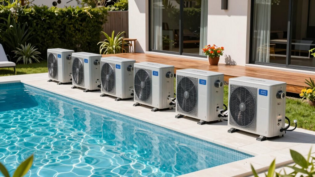 top pool heat pumps