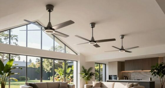 top vaulted ceiling fans