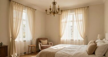 unique ambiance of bedroom
