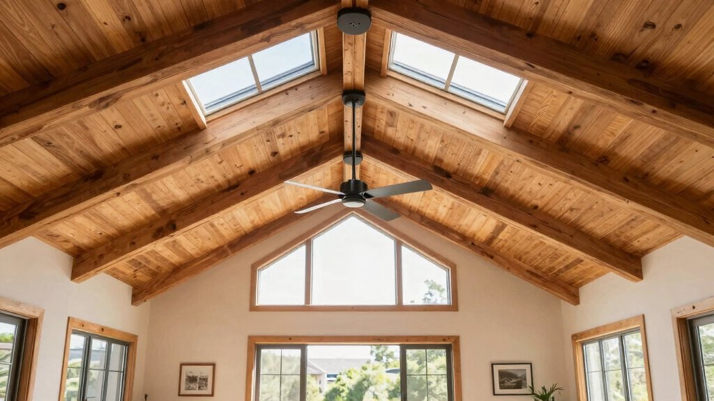 vaulted ceilings require strategic ventilation
