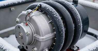 winter compressor protection system