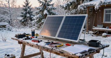 winter solar kit challenges