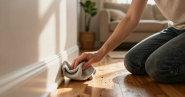 I Tried 8 Tricks for Cleaning Baseboards, and the Winner Picked Up Every Speck of Dust