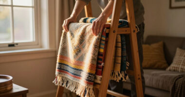 Aldi's Best-Selling Blanket Storage Ladder Is Finally Back