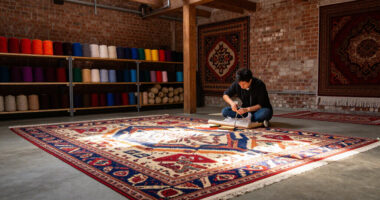 Former Textile Warehouse Transforms Into Fractal-inspired Jaipur Rugs Showroom In Mumbai - Designboom