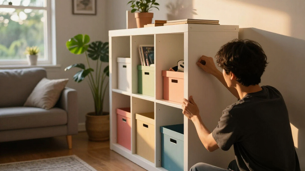 I Created A Pretty IKEA BILLY Hack That Seriously Cuts Clutter