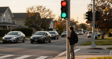 Could More Green Lights Be The Key To Slowing Drivers Down?