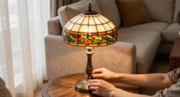 T.J. Maxx Is Selling Out Of This Tiffany-Inspired Accent Lamp
