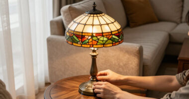T.J. Maxx Is Selling Out Of This Tiffany-Inspired Accent Lamp