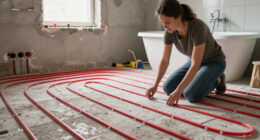 Retrofit Basement Bathroom Underfloor Heat